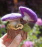Needle felt mushrooms, Fibre art, Textile art - Image 2