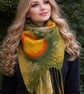 Handmade felted merino wool scarf - Image 6