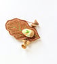 Oak leaf brooch - Image 3