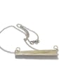 Artisan Silver Pendant, Embossed Handmade Necklace - Image 3