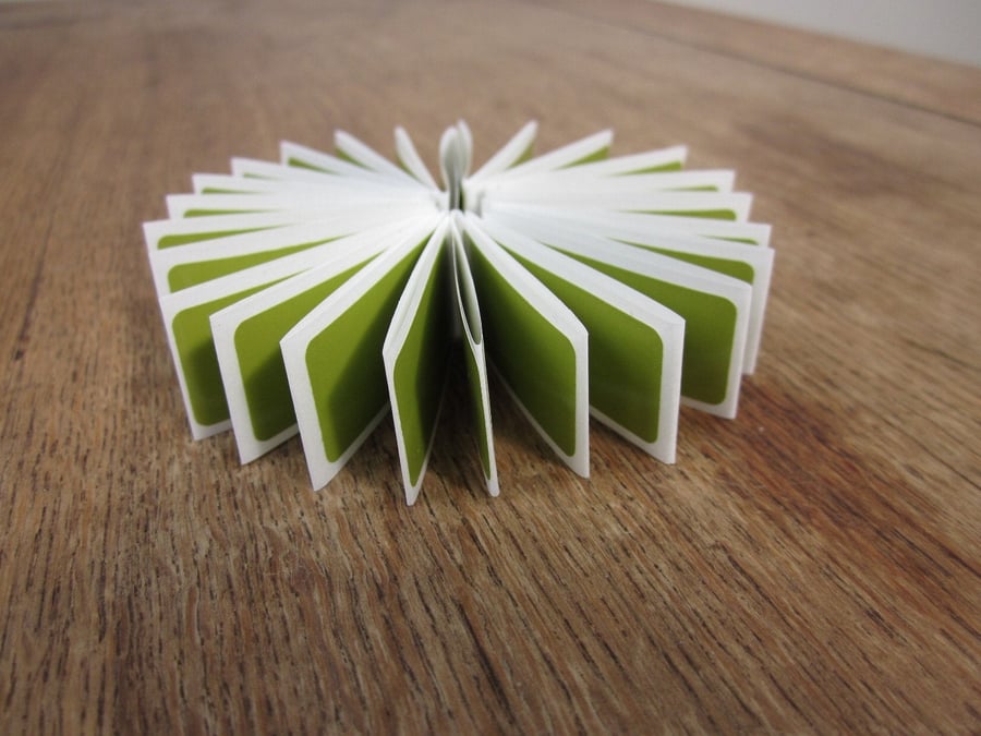 50 Small Olive Green Stickers