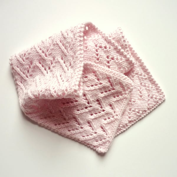 Knitted dolls' shawl - Eco friendly gift for girls - Stuffed toys scarf 