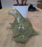 Ceramic T-rex sculpture, dinosaur ornament  - Image 2
