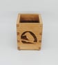 Wooden Desk Tidy, Stationary Box - Kingfisher - Image 3
