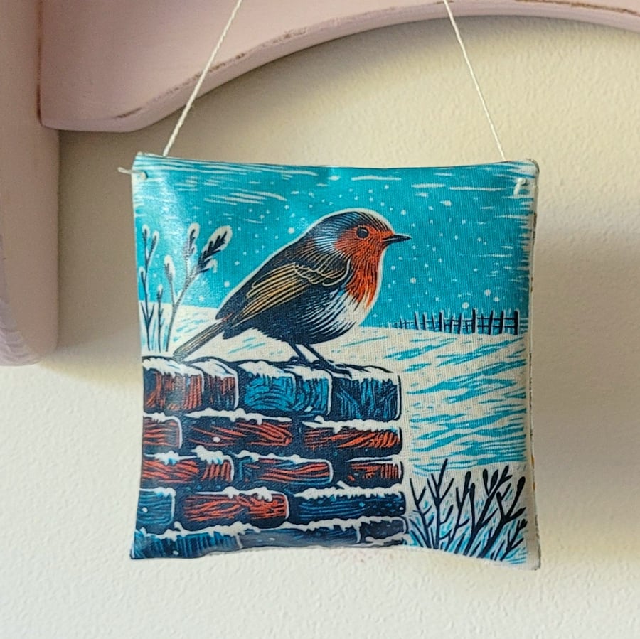 Robin Fabric Christmas Decoration Gift