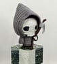 Hand crocheted Grim Reaper