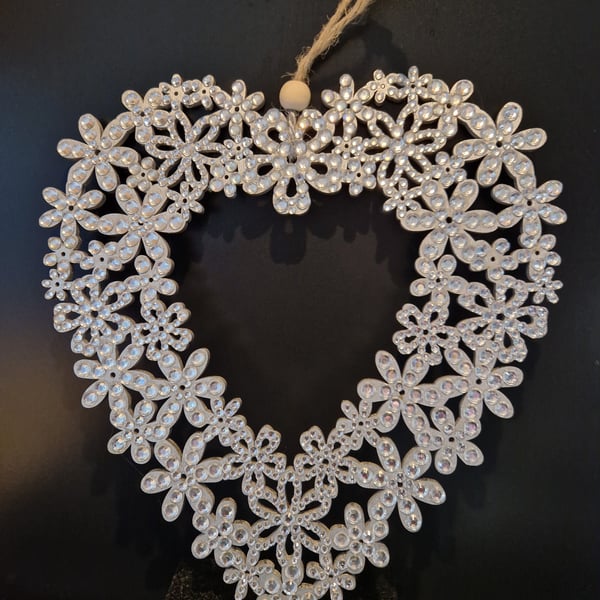 Winter flower wreath. 