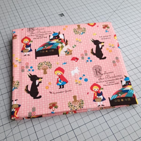 Red Riding Hood - Kokka PUSHPIN cotton canvas - half metre