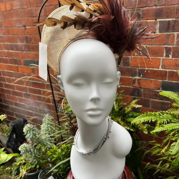 Beautiful Handmade hat, Hat for the Races, Hats for Ascot, Special Occasion Hats