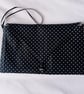 Clutch bag in black and white polka dots - Image 3