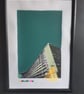 'Cables Wynd' Edinburgh Scotland Original Screenprint - Image 3