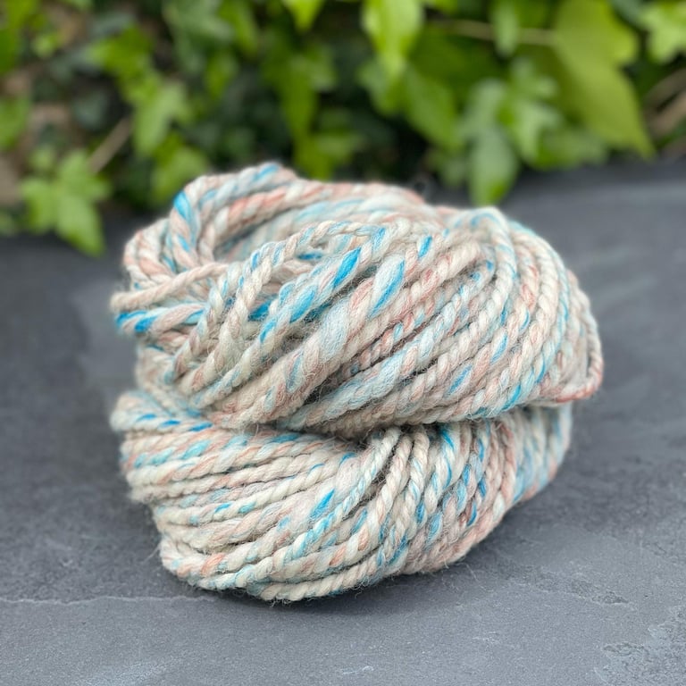 Handspun Devon Closewool, Romney and Exmoor Blueface Chunky Yarn