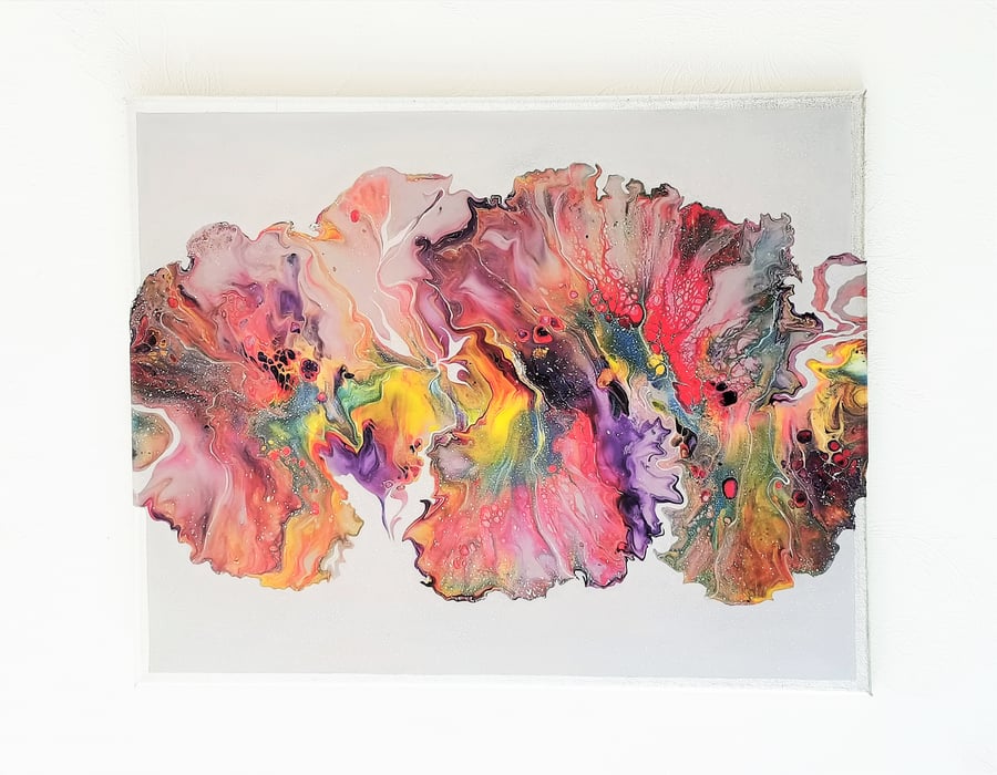 Original Abstract Acrylic Pour Painting