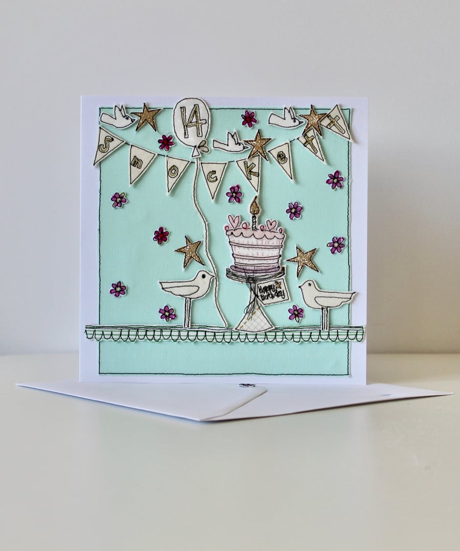 Special Order for A.M. - Personalised Handmade Blank Card
