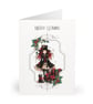 Cute Goth Gothic Alternative Christmas or Gothmas Card - Image 4