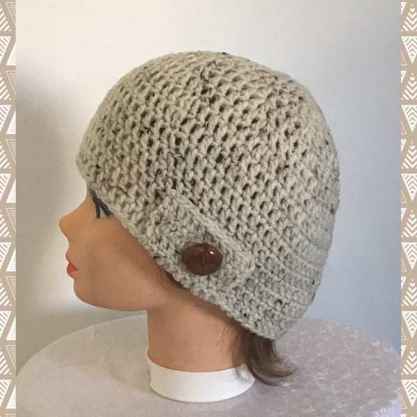 Unisex beige hat 