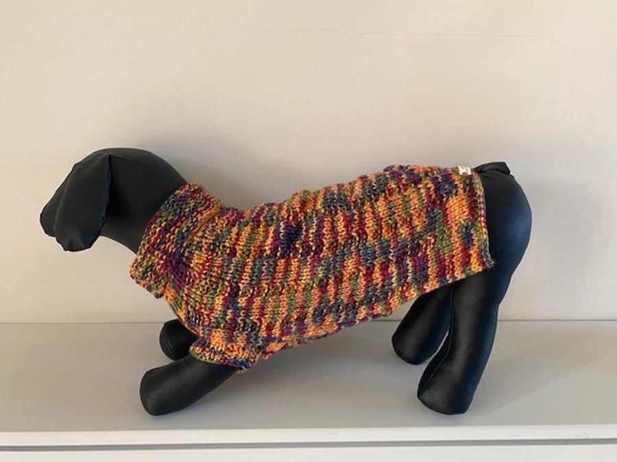 Dog Jumper Ideal for Mini Dachshunds, Terriers & Similar Sized Breeds