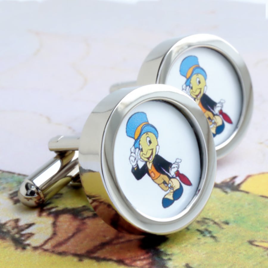 Jiminy Cricket Cufflinks