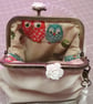 Snowy Owl Flower Power Coin Purse  - Image 4
