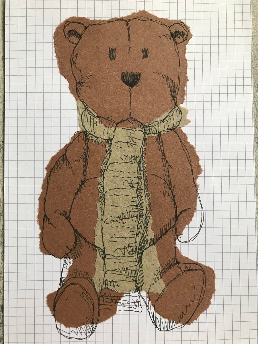 (BEAR1) Hand drawn artwork: bear 1