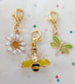 Set of 3 Handmade Zipper Charms