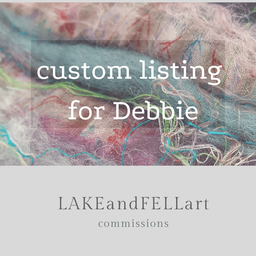 Custom listing for Debbie