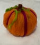 Orange Felted Pumpkin Decoration - Image 6