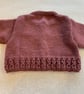 Baby cardigan with patterned border - Image 4