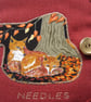 Needle Case with Appliqued Fox Design - Image 3