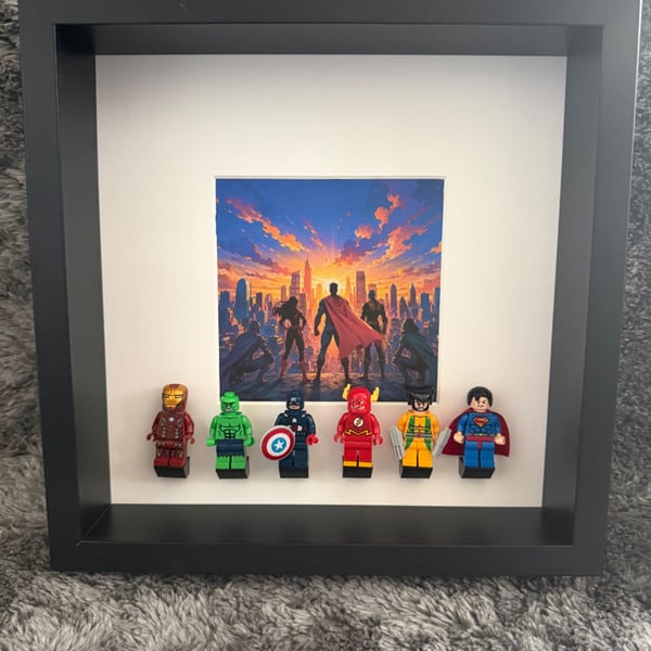 Superhero Brick Frame