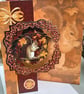Welcome Autumn squirrel with love birthday card - Image 1