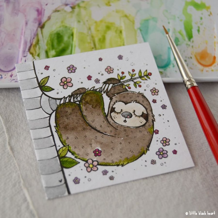 sleepy sloth - original twinchie