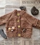 Autumnal Light Brown Cardigan - Image 1