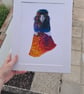 British Wildlife Drawing of a Pheasant 