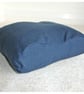 Tempur Original Travel Neck Pillow Cover Orthopaedic Brushed Cotton Navy Blue