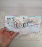 Handmade Wedding Money Wallet Card (127) Elegant Blue Wedding Gift Envelope. - Image 2