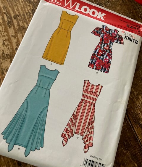 New Look Pattern 6495 - Just For Knits Dress Pattern