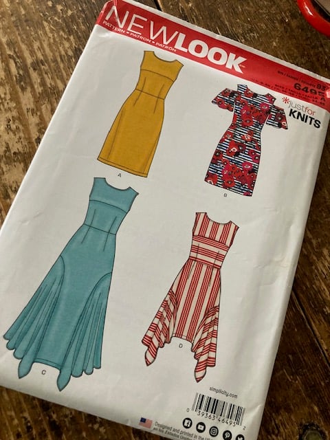 New Look Pattern 6495 - Just For Knits Dress Pattern
