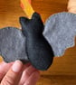 Make Your Own felt Bat decoration Kit. Sewing pattern - Image 2