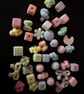 40 Flocked Beads plus 15 extra free