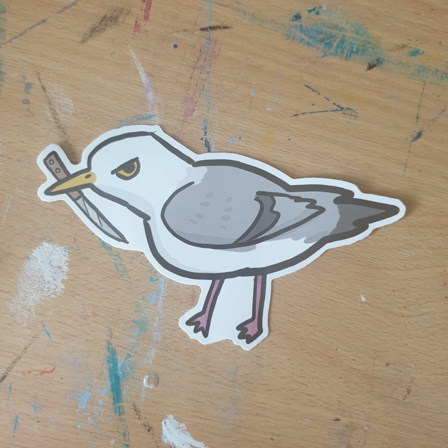 Seagull Gang Vinyl Sticker