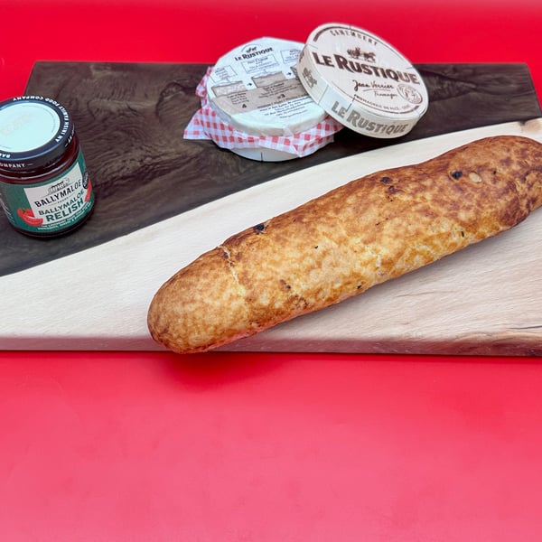 Wood and resin Charcuterie board