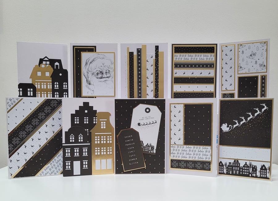 Boxed Set of 10 Christmas Note Cards 