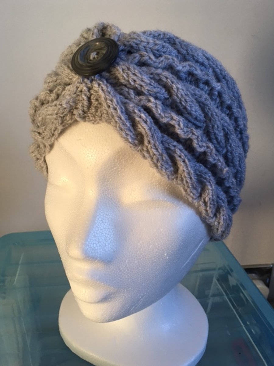 Ladies Ear Warmers - Silver Grey
