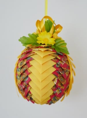 Summer Decorations in Yellow and Red Ribbon. - Folksy