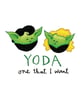 Yoda One That I Want - Star Wars Grease Pun - Postcard - A6 Print - Image 5