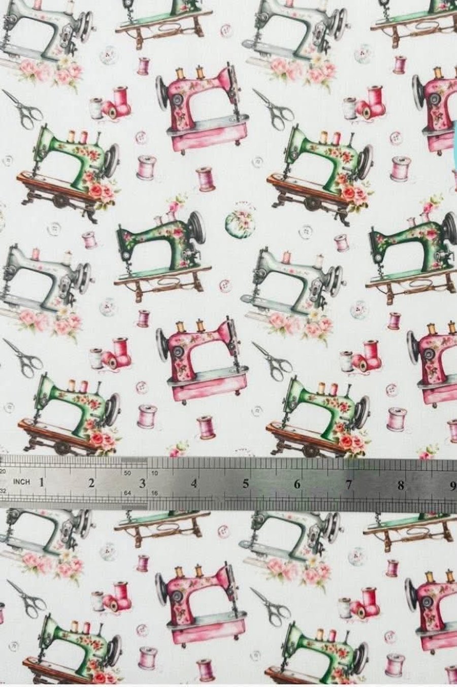 polycotton fabric material 3d digitally printed sewing machines thread