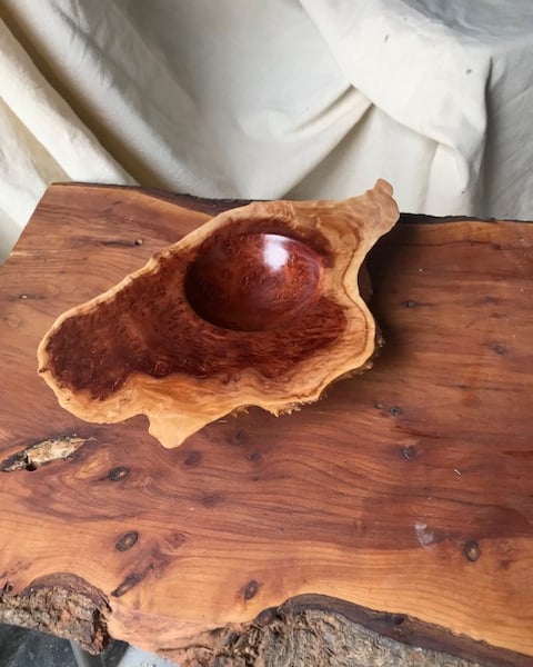 Red Mallee Gum coin tray