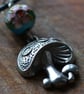 Toadstool pendant with cloissone bead - Image 3