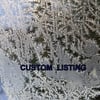 Custom listing for Hattiespencer